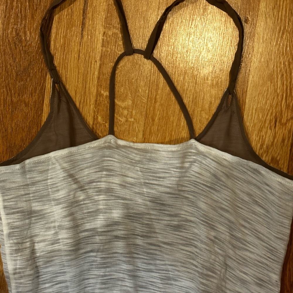 Anthro Deletta Grecian Tulip Slub Jersey Knit Maxi Dress Ivory Medium M - Picture 6 of 8